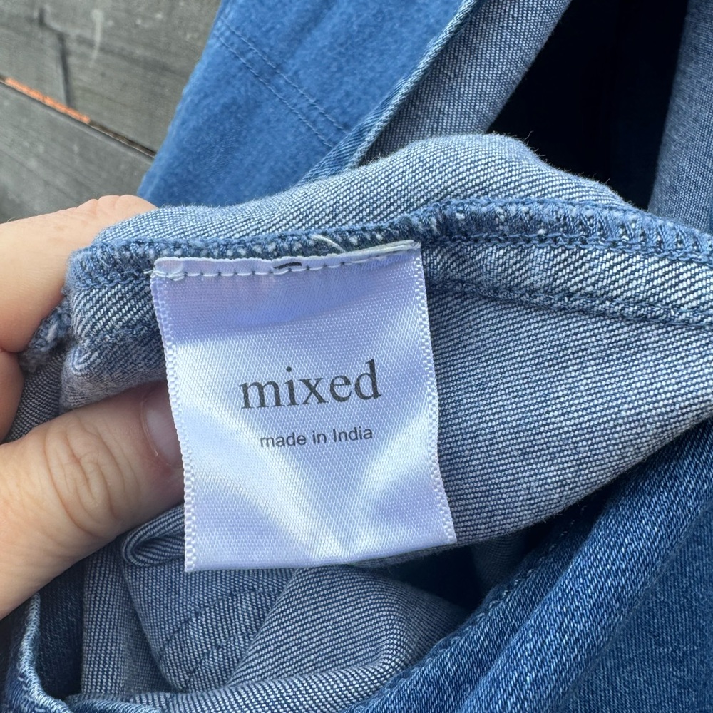 Blue Denim Overalls - Mixed by Nasrin - Picture 4 of 5